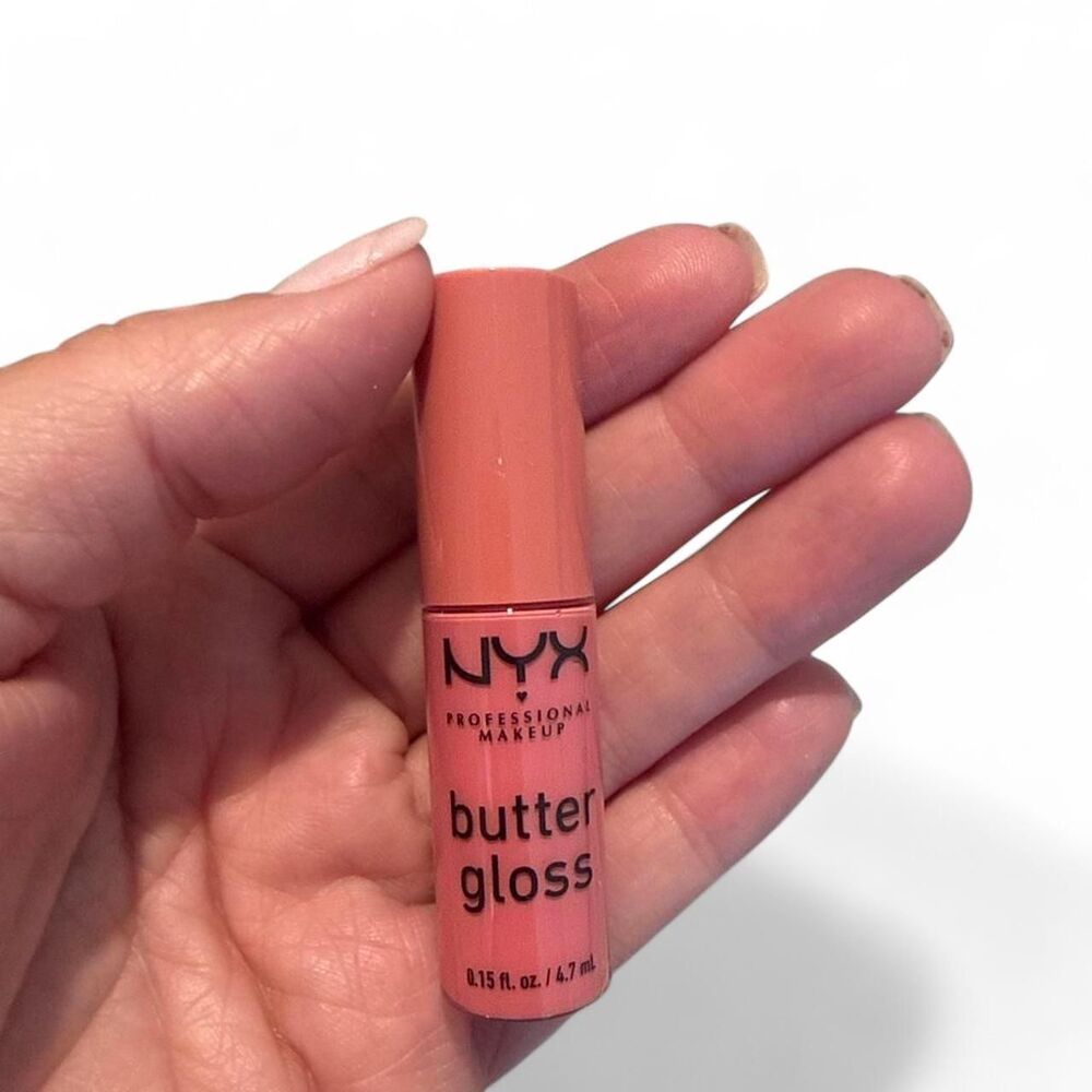 NYX Butter Gloss Crème Brûlée Lip Gloss Authentic Nude Pink Makeup